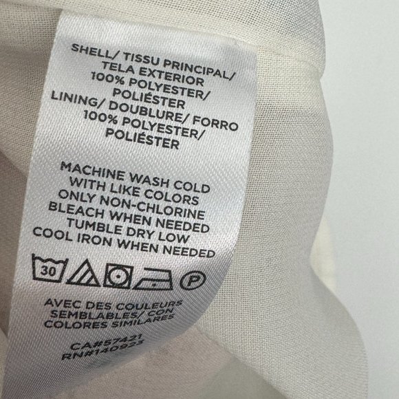 LOFT Floral Ruffle Shell Top XS - Picture 7 of 7